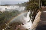 Iguazu Falls and rainbow